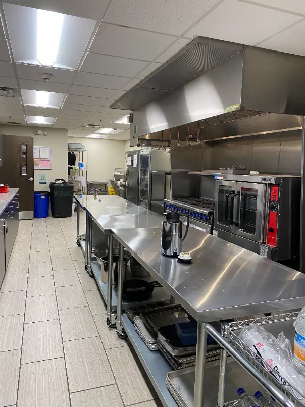 Kitchen space at Versailles United Methodist Church